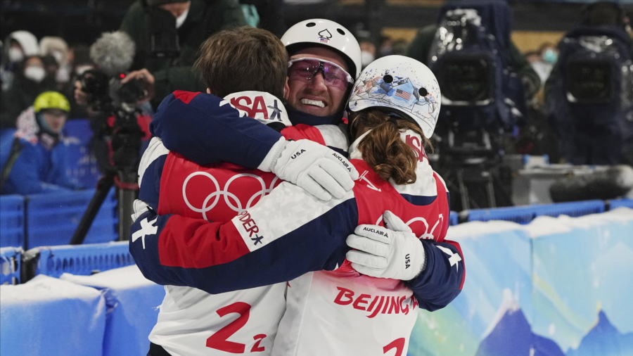 US Beats Out China to Win Mixed Aerials Olympic Debut