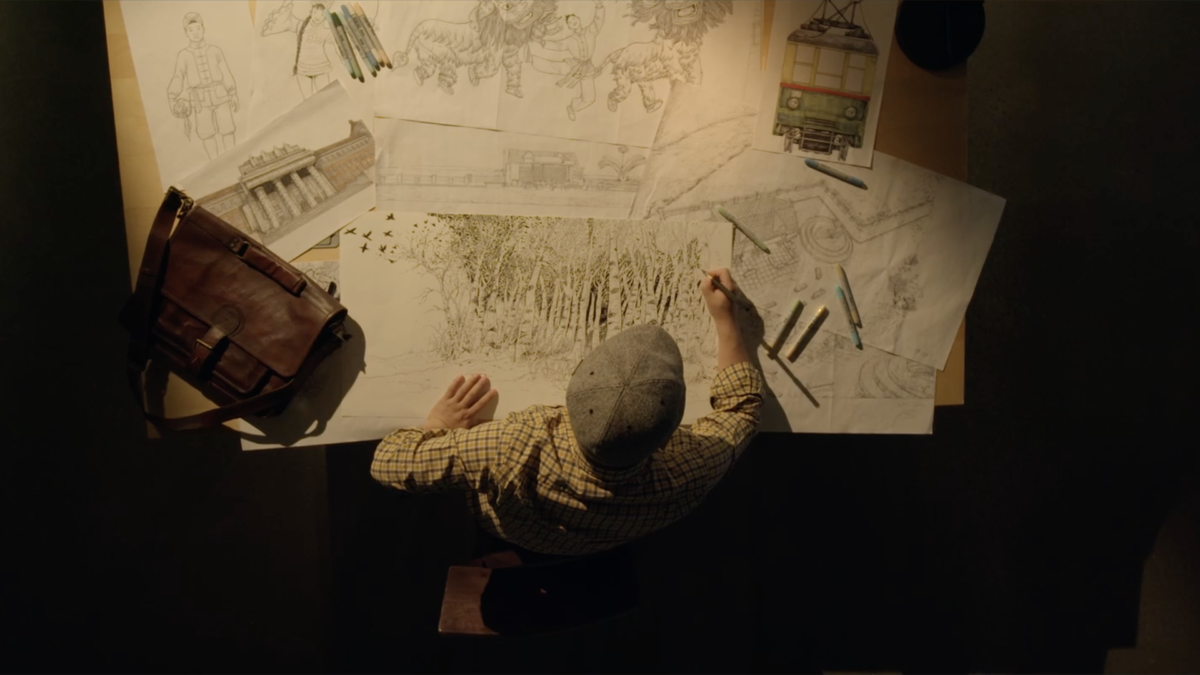 Artist Daxiong in a still of the "Eternal Spring" documentary, which tells the story of a group of Chinese expatriates who brought uncensored news to China and its aftermath. (Image supplied courtesy of Lofty Sky Pictures)