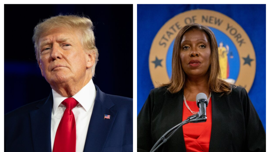 Trump Gives Deposition in New York on a Civil Lawsuit